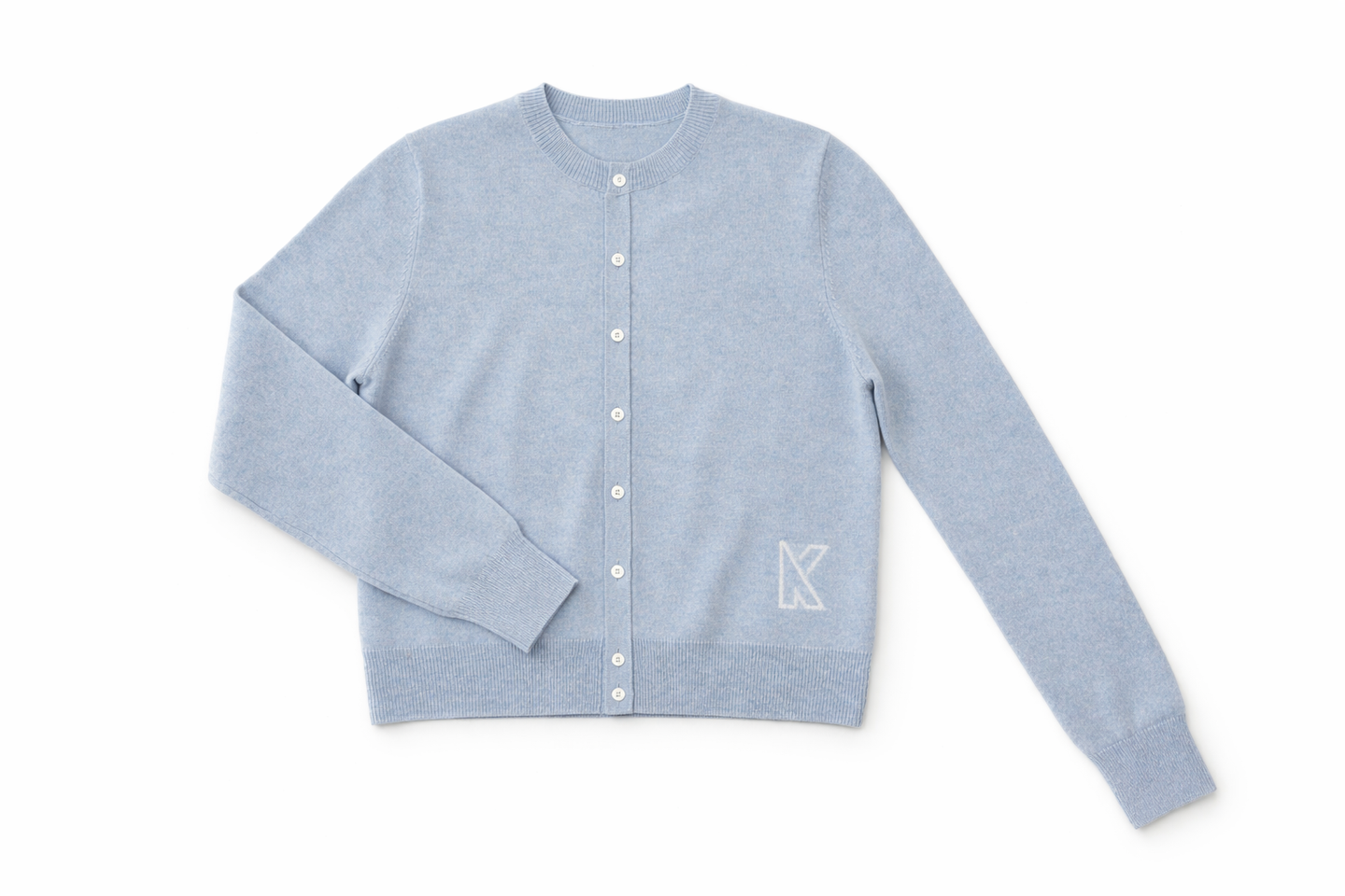 Cashmere Cardigan Baby Blue