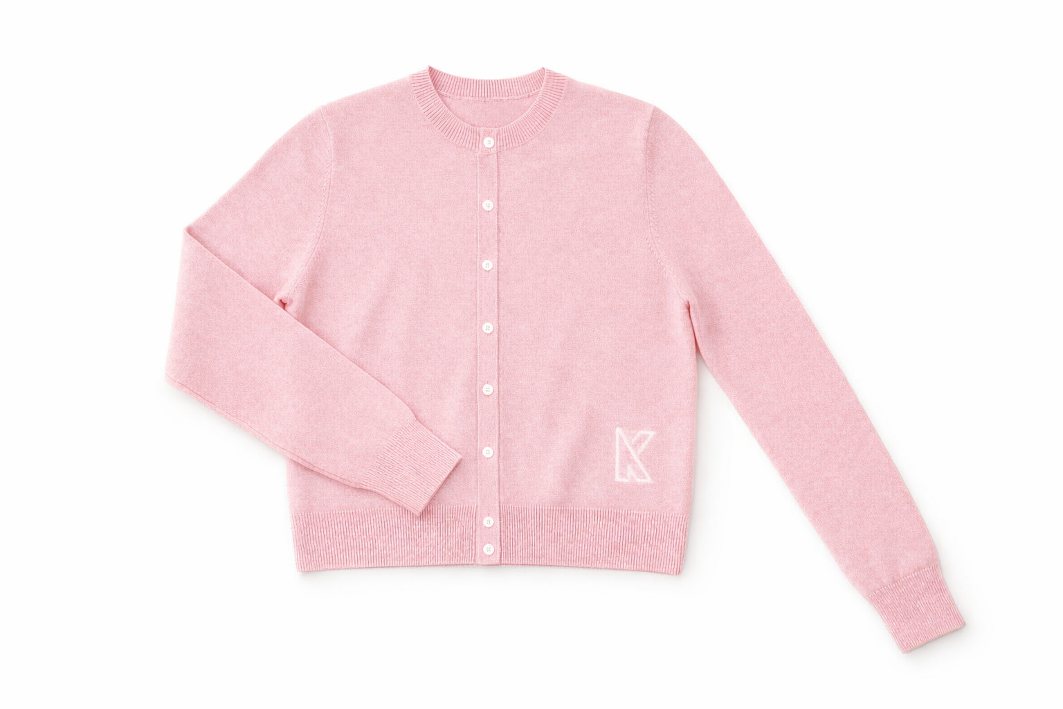 Cashmere Cardigan Bubblegum Pink